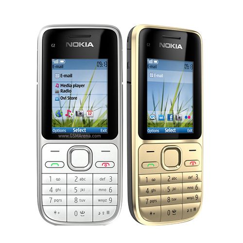 Unlocked Nokia C2-01 1020mAh 3.15MP 3G Support Russian Keyboard & Aracbic keyboard & Hebrew keyboard Cellphone